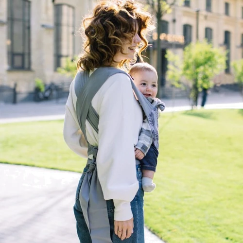 Травень – слінг Love & Carry сірий (LC357)