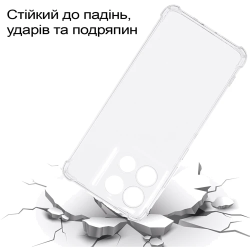 Чехол для телефонов BeCover TPU Case Anti-Shock Clear for Motorola G56 (713802)