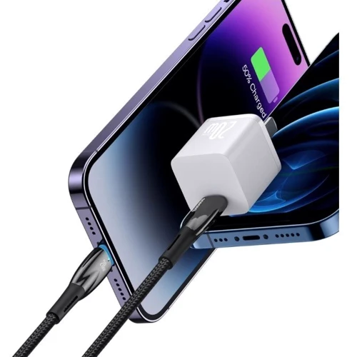 Кабель Baseus Cable USB-C для Lightning Glimmer Series 20W 1m Black (CADH000001) фото 6