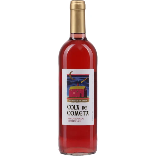 Вино Cola de Cometa, розовое полусладкое, 0.75л 10.5% (DIS8410702056717)