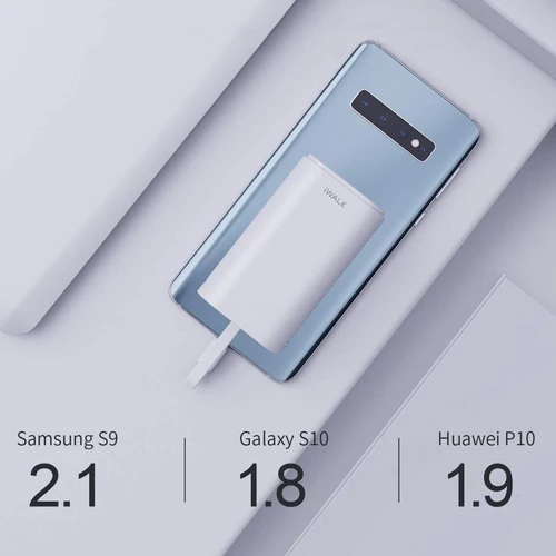 Внешний аккумулятор iWALK Power Bank Link Me 10000mAh USB-C White (DBL10000C): Емкость батареи, мАч 9000