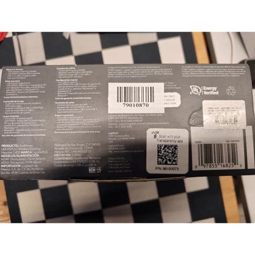 Logitech G435 Lightspeed Wireless Gaming Headset White (981-001074) (Навушники)(79010870)Stylus approved: Виробник Logitech