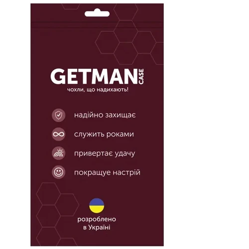 Чехол для iPhone TPU Case GETMAN Ease logo Transparent for iPhone 17