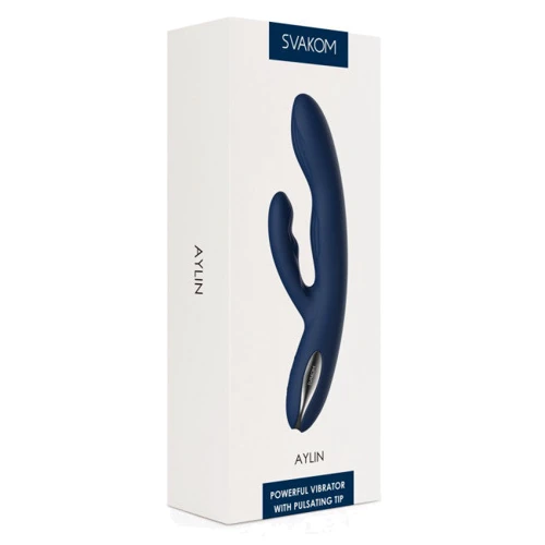 Вибратор-кролик Svakom Aylin Dark Blue
