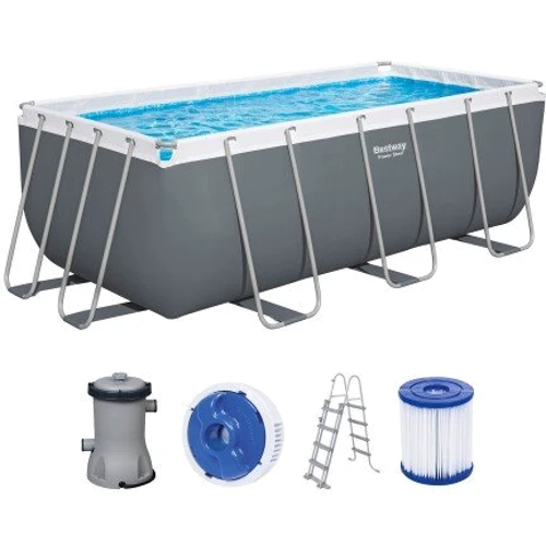 Басейн Bestway каркасний прямокутний 412х201х122 см (56456)