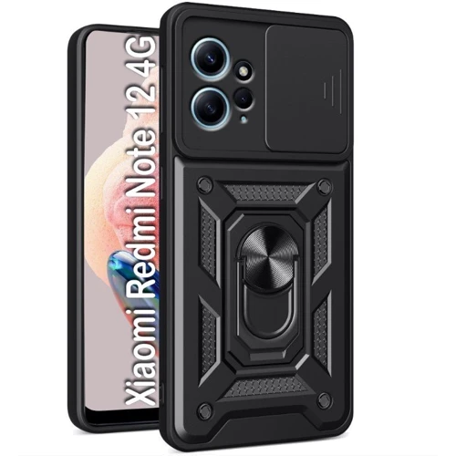 Чохол для телефона BeCover Military Black для Xiaomi Redmi Note 12 4G (709155): Сумісність Xiaomi Redmi Note 12 4G