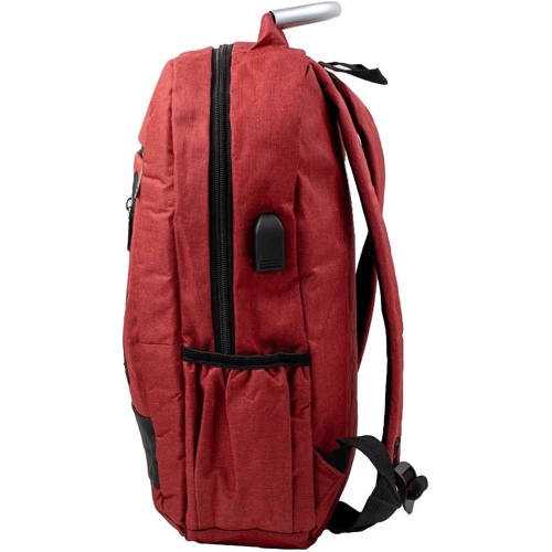 Чоловік рюкзак Valiria Fashion бордовий (4DETBU4006-1): Застібка Блискавка