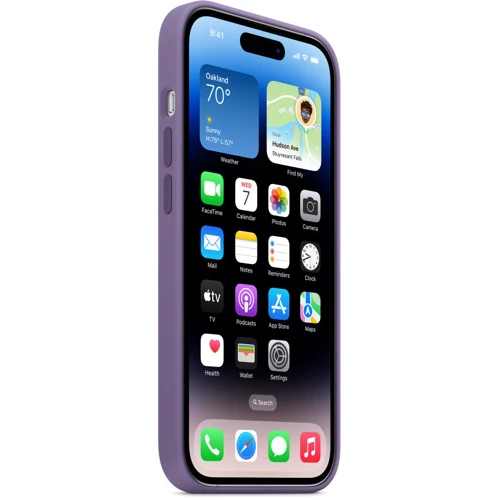Чехол для iPhone Apple Silicone Case with MagSafe Iris (MQUK3) for iPhone 14 Pro фото 5