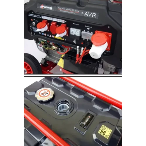 Генератор бензиновый Kowal Polska FY6500 6600 W: Количество фаз 3