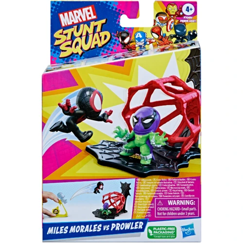 Ігровий набір HASBRO Spider-Man SPD Герой проти Злочинця серії Команда каскадерів Marvel F7069 MVL MILES STUNT SQUAD FIGURE AND TGT (F6895_F7069)