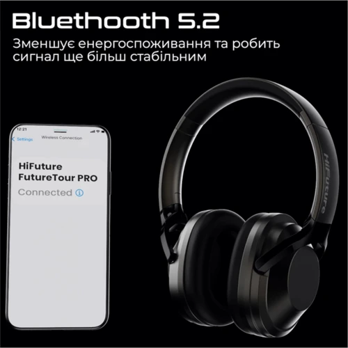 Наушники HiFuture FutureTourPro Black (futuretourpro.black): Тип крепления оголовные