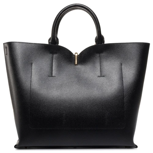 Женская сумка тоут Furla Ribbon M черная (1055913): Тип ручки Со съемным ремнем, Плечевой ремень, Короткая ручка