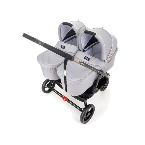 Универсальная коляска 2 в 1 для двойни Valco baby Snap Duo / Cool Grey: Возможность установки люльки есть