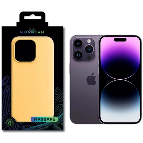 Чехол для iPhone Monblan Silicone Case MagSafe Sunglow for iPhone 14 Pro Max