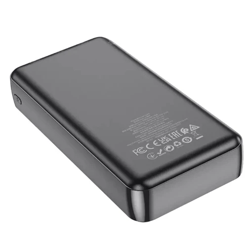 Внешний аккумулятор Hoco Power Bank 20000mAh J100A High-Ranking Black: Встроенный кабель нет