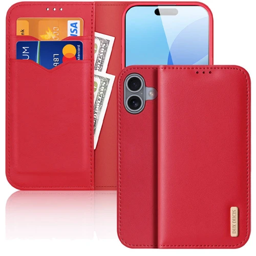 Чохол для iPhone Dux Ducis Hivo Red для iPhone 16: Колір червоний