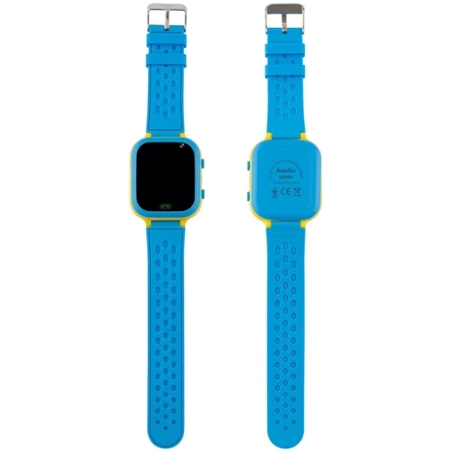 Смарт-годинник AmiGo GO009 Camera+LED WIFI Blue Yellow: Дисплей 1.44" IPS (240x240)