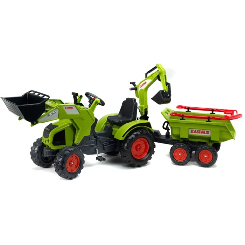Дитячий трактор Falk Claas Axos на педалях Зелений (1010WH)