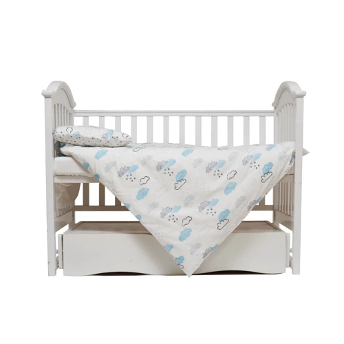 Комплект постельного белья Twins Sky Clouds blue серо-голубой (3023-TS-10): Тип постельный комплект