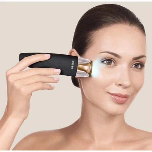 Антивозрастной LED-излучатель для восстановления кожи лица GESKE Anti-Aging Skin Renewer 9в1 gray (HB0578)