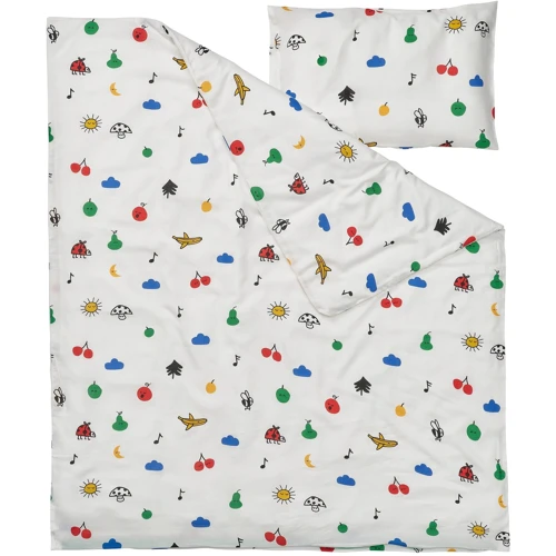 Пододеяльник с наволочкой ІКЕА GRÖNFINK 110х125/35х55 см (005.723.77)