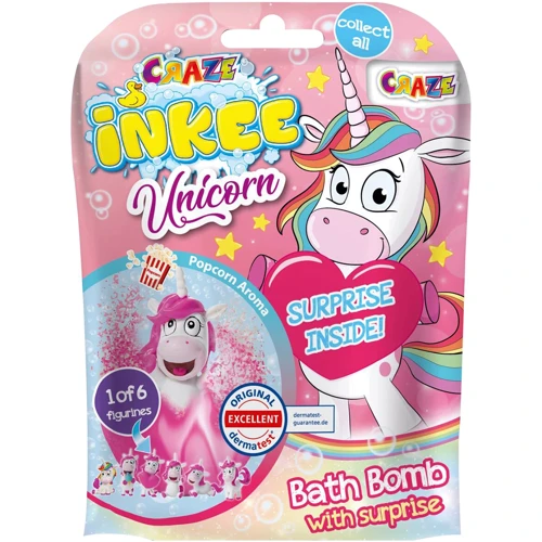Ароматна бомбочка для ванної з іграшкою Inkee - Милі єдиноріжки, а ссорт. (18378): Виробник Inkee