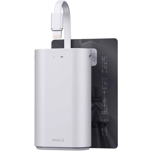 Внешний аккумулятор iWALK Power Bank Link Me 9000mAh Lightning White (DBL10000L): Емкость батареи, мАч 9000
