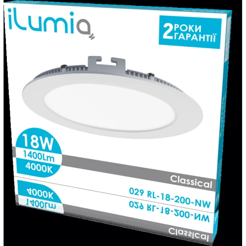 Ilumia 029 RL-18-200- NW 1400Лм, 18Вт, 220мм, 4000К (LP5359): Производитель Ilumia