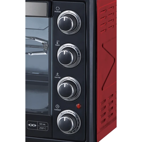 Електрична духовка настільна Liberton LEO-650 Red: Об'єм, л 65 л
