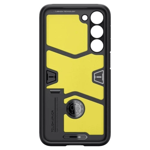 Аксесуар для смартфона Spigen Tough Armor Black (ACS05672) для Samsung S916 Galaxy S23+: Матеріал TPU (Термополиуретан) і полікарбонат