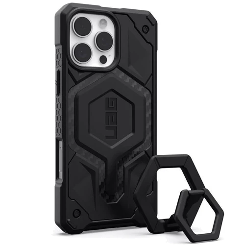 Чехол для iPhone Urban Armor Gear UAG Monarch Pro Magsafe Carbon Fiber/Black Stand (1144571BV01) for iPhone 16 Pro Max
