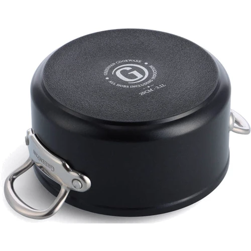 Кастрюля GreenPan Barcelona Pro 24 см 4.9 л (CC005334-001): Материал корпуса Алюминий