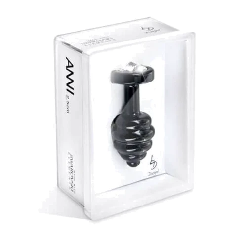 Анальна пробка з стразами Diogol ANNI Ano black 30мм