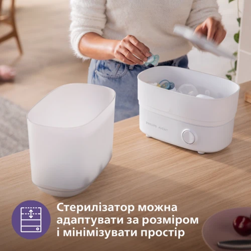 Стерилизатор электрический Philips AVENT 2 в 1 Advanced (SCF291/00) фото 2