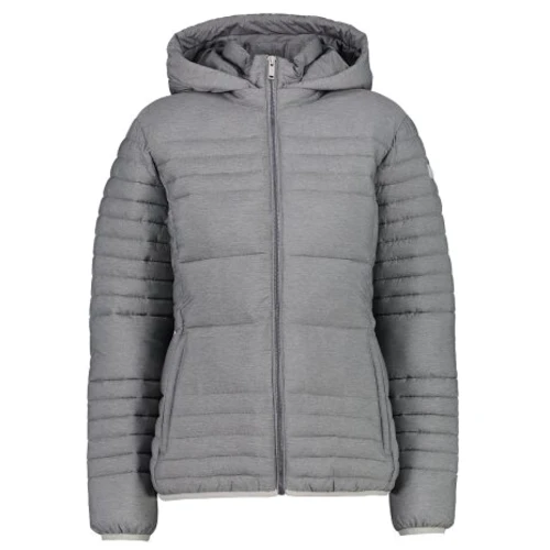 Куртка CMP Woman Jacket Snaps Hood 31K2776M-A231 44 (36) серая демисезон с капюшоном