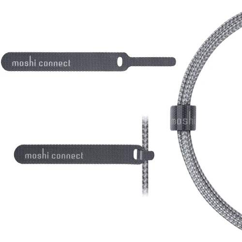 Кабель Moshi Cable USB-C to USB-C Integra 2m Titanium Grey (99MO084212): Длина 2 м