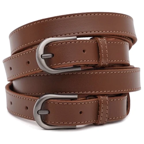 Жіночий ремінь Borsa Leather коричневий (110gen1new2light-brown)