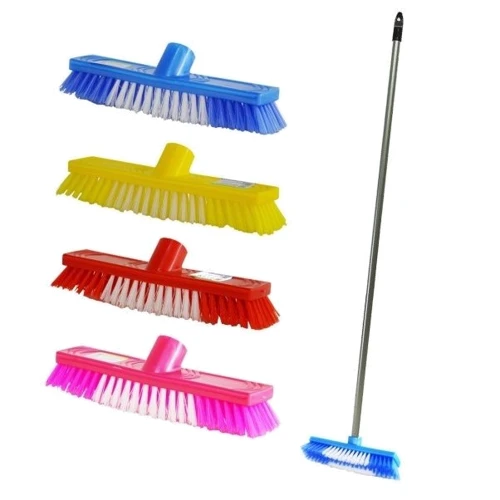 Щетка для пола жесткая+палка Zambak Plastik (ZP09699)