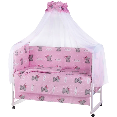 Комплект постельного белья Qvatro Gold RG-08 (it's a girl) розовый (623043): Тип постельный комплект