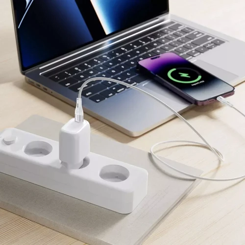 Зарядное устройство Proove Wall Charger USB-C Silicone Power 30W White with USB-C Cable (WCSP30022202) фото 5