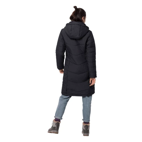Куртка Jack Wolfskin North York Coat W 1205501-6000 44 черная зимняя с капюшоном: Страна производитель Индонезия