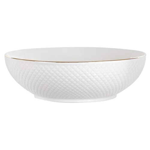 Салатник Lefard Brilliant Gold 18х8.5 см белый с золотом (949-001-3)