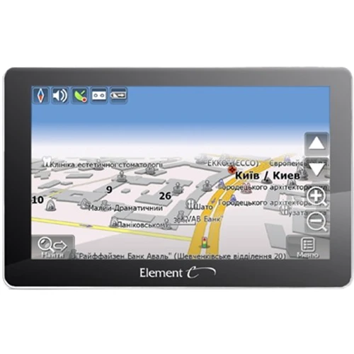 EasyGo Element A17B Навітел: Слот для карт пам'яті microSD + SDHC