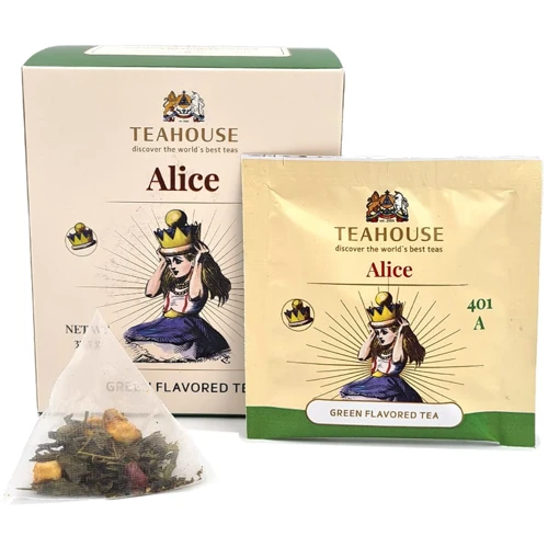 Чай Teahouse зелений Аліса №401 у пірамідках 15х2.5 г фото 2