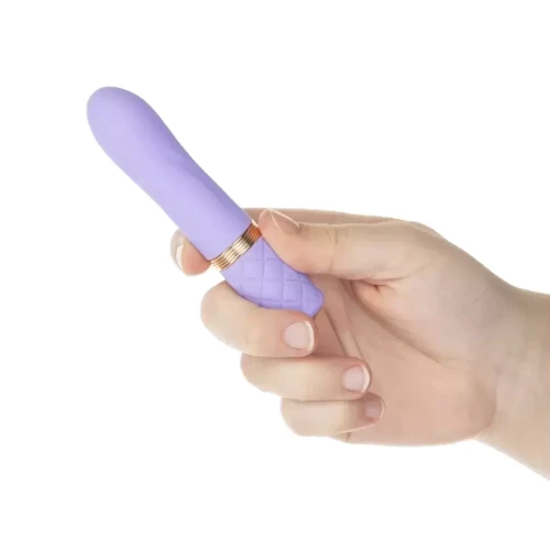 Роскошный вибратор Pillow Talk - Special Edition Flirty Purple с кристаллом Сваровски