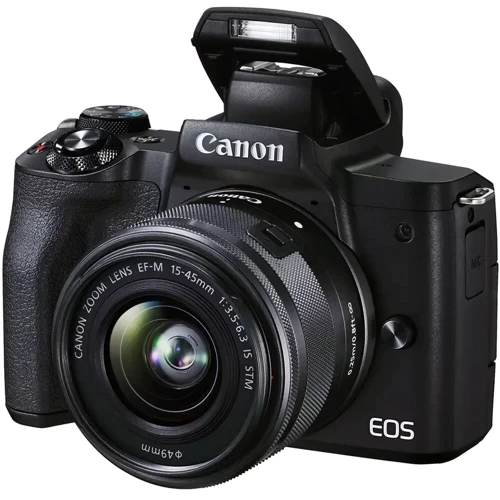Canon EOS M50 Mark II kit (15-45mm +55-200mm) IS STM Black: Тип матрицы CMOS