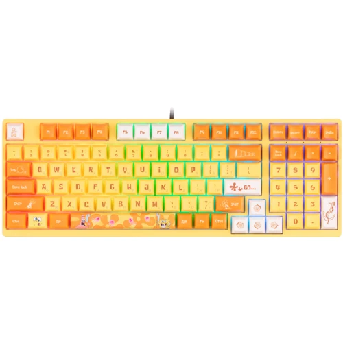 Клавиатура AKKO 3098S RGB Sponge Bob CS Starfish RGB (6925758613897): Подключение беспроводное