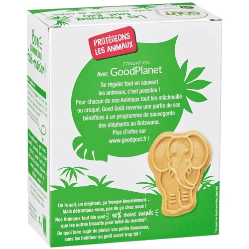 Органическое печенье GOOD GOUT с лимоном 80 г: Тип Печенье