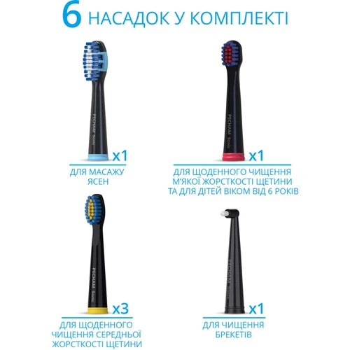 Зубная щетка Pecham Travel PC-085 Black