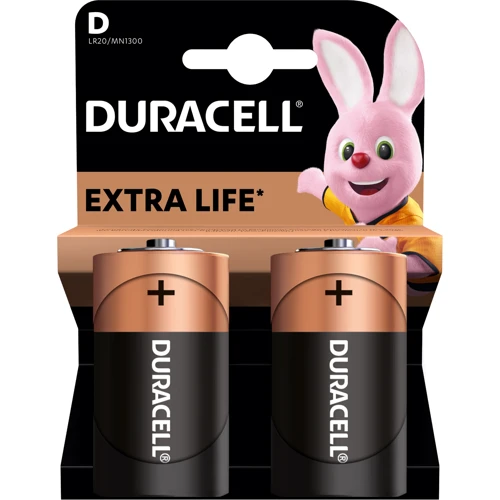 Duracell D bat Alkaline 2шт 81545439/5005987